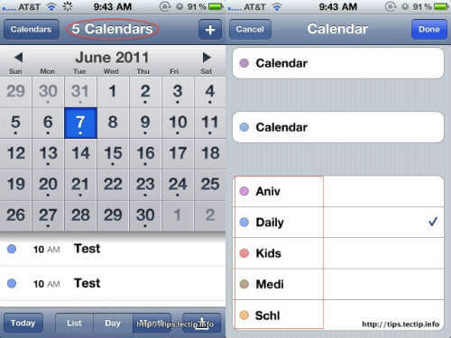 shared calendar for mac and android
